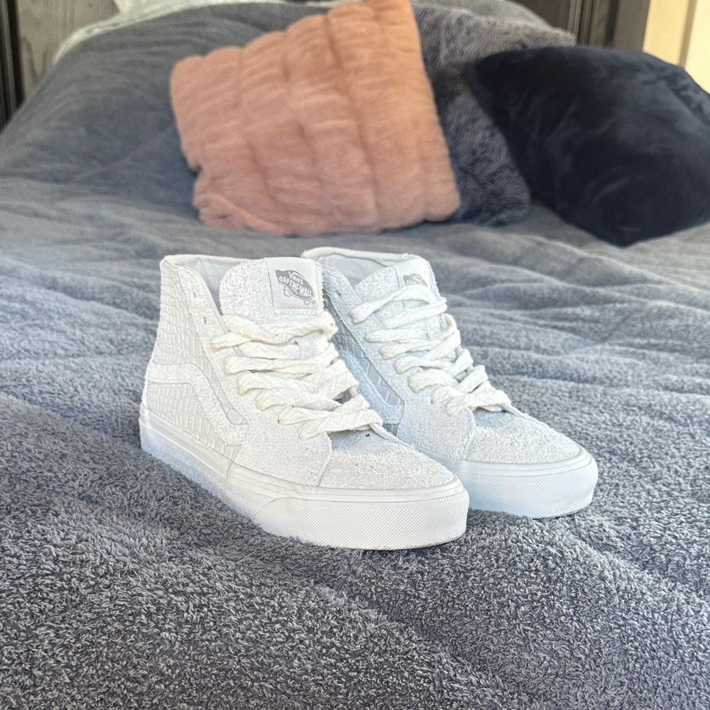 Vans White High-Top Sneakers